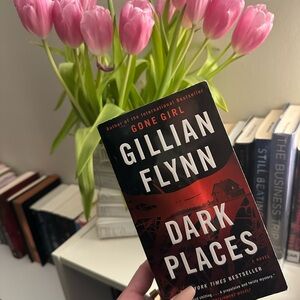 Dark Places by Gillian Flynn - Black and Red Cover